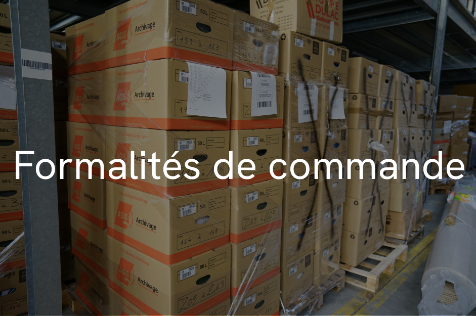 Formalité de commande déménagement 